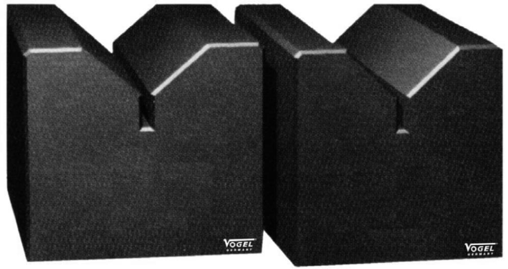 Призма Vogel из гранита (пара) 63х63х63